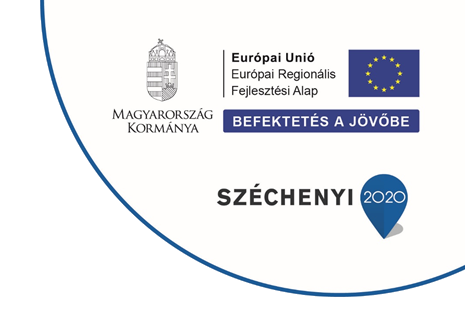 Széchenyi 2020 — Európai Regionális Fejlesztési Alap infoblokk